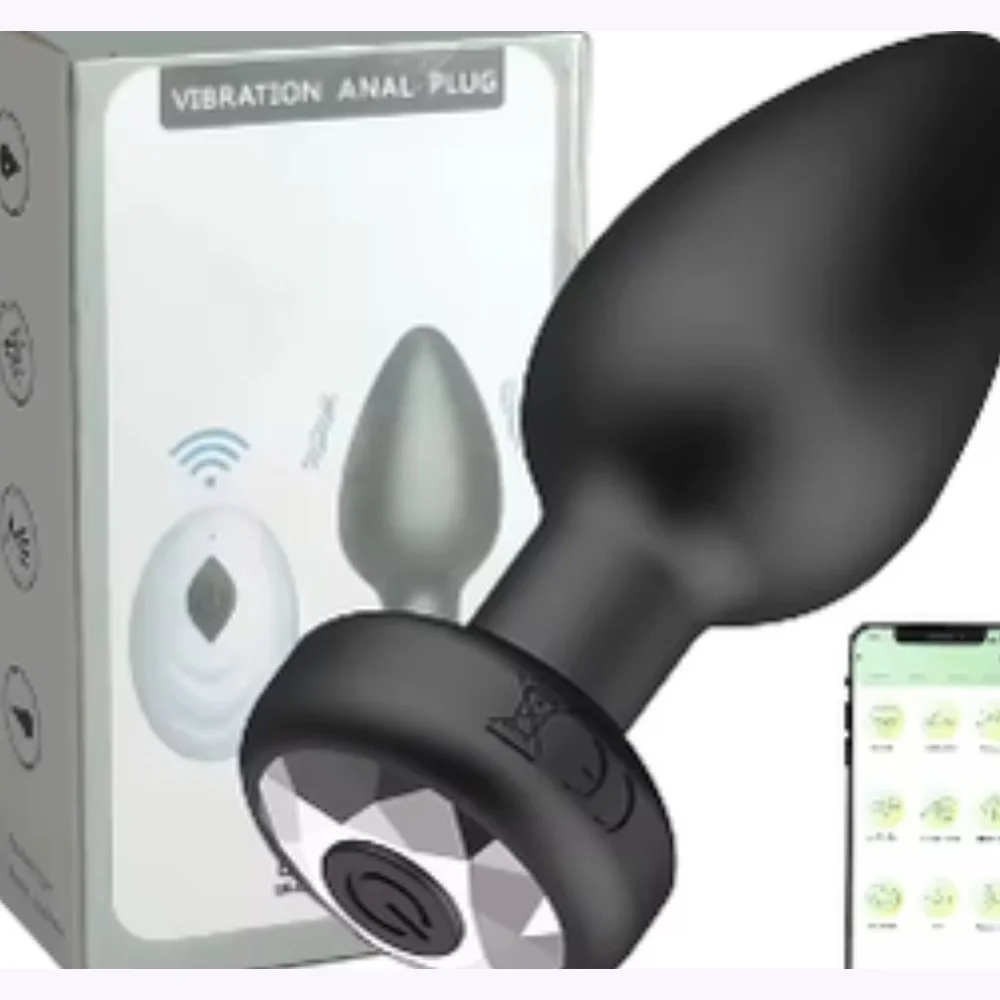 Plug Anal Vibrador Inteligente con App y Control Remoto